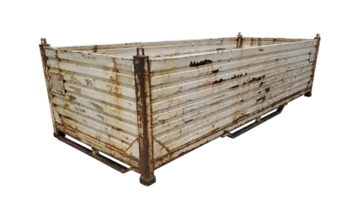 Used HPJ Indsutries 120" x 48" x 33" Steel Tub - No Drop Doors