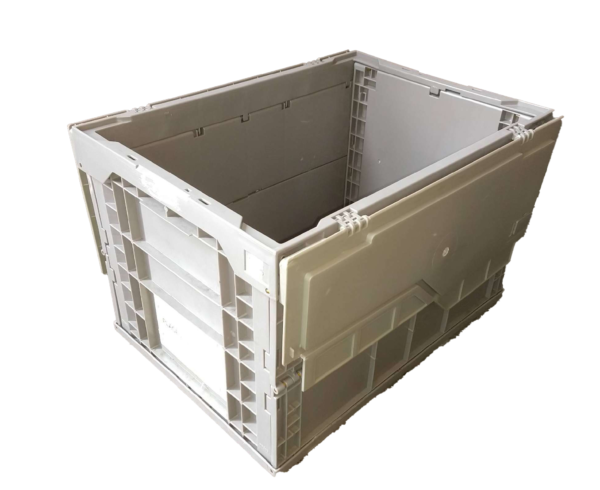 Used HPJ Industries 22" x 15.5" x 14" Flip Top Collapsible Hand Tote
