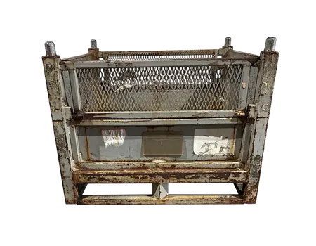Used HPJ Industries 32" x 30" x 25" Steel Tub - 2 Drop Doors 32" Sides