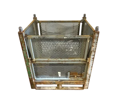 Used HPJ Industries 32" x 30" x 35" Steel Tub - 2 Drop Doors 32" Sides
