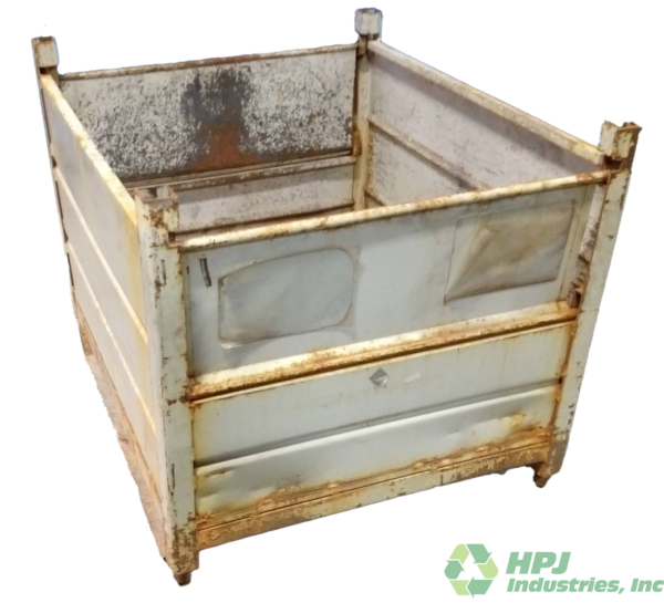 Used HPJ Industries 34.5" x 40.5" x 32" Steel Tub 34" Side - 2 Drop Doors