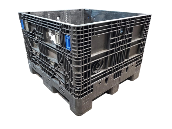 Lightly Used Orbis HDMC 45" x 48" x 34" All Black Bulk Container