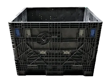Lightly Used Orbis HDMP 45" x 48" x 34" All Black Bulk Container