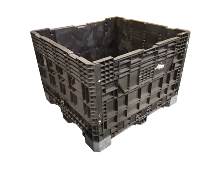 Reconditioned Buckhorn BH 45" x 48" x 34" All Black Bulk Container