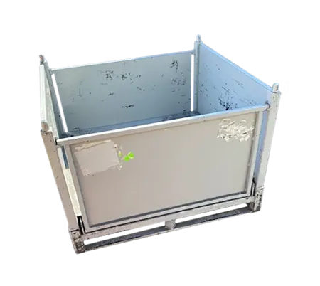 Used HPJ Industries 48" x 45" x 34" Steel Tub - Stow Away Doors 48" Sides