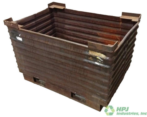 Used HPJ Industries 48" x 33" x 30.5" Steel Tub No Drop Doors