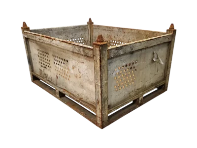 Used HPJ Industries 48" x 36" x 27" Steel Tub - No Drop Doors