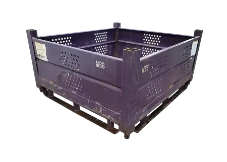 Used HPJ Industries 53" x 48" x 26" Steel Tub - No Drop Doors
