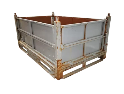 Used HPJ Industries 63" x 38.5" x 30" Steel Tub - 4 Drop Doors