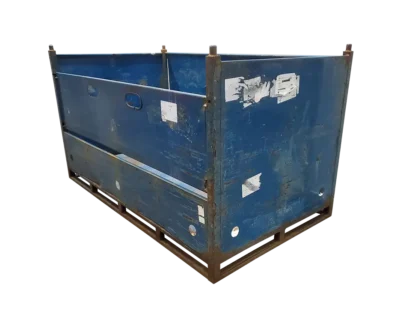 Used HPJ Industries 86" x 48" x 49" Steel Tub - 1 Drop Door 86" Side