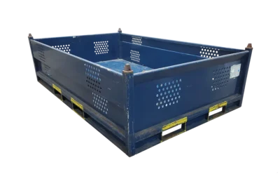Used HPJ Industries 90" x 56" x 26" Steel Tub - 2 Drop Doors 90" Side