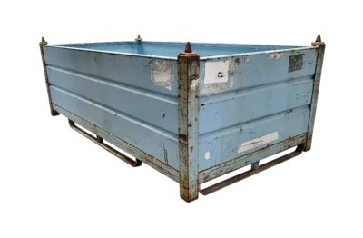 Used HPJ Industries 96" x 48" x 34" Steel Tub - No Drop Doors