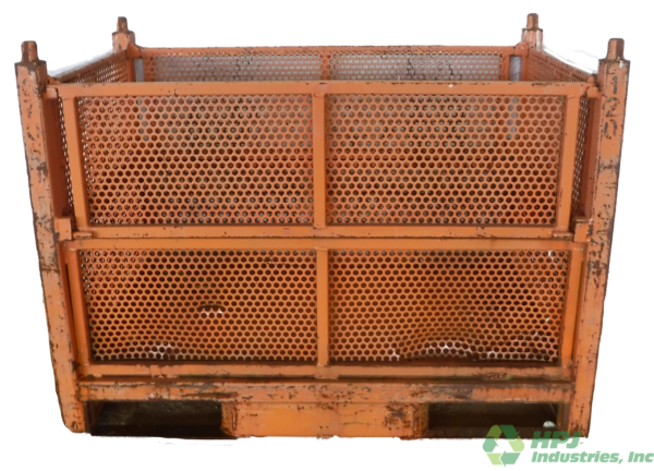 Used HPJ Industries 48" x 30" x 32" Steel Tub - 4 Drop Doors