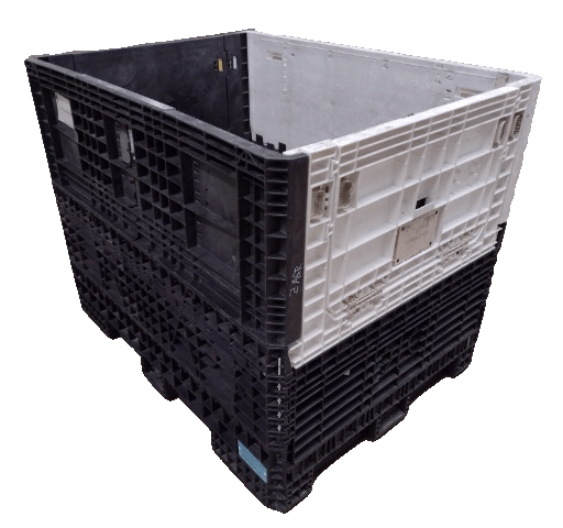 Reconditioned Ropak Mixed Color Bulk Container - 2 Drop Doors