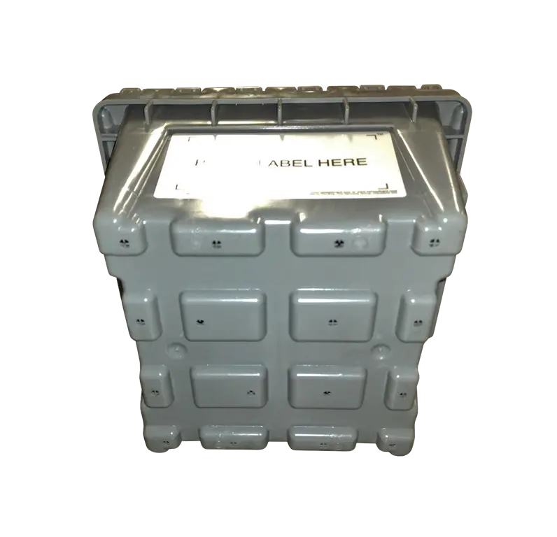 Lightly Used Buckhorn 12" x 11" x 7" Gray Flip Top Hand Tote - Image 3