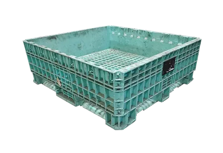 Reconditioned HPJ Industries 45" x 48" x 17" Fixed Wall Bulk Container