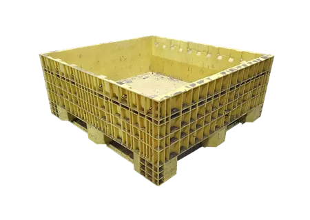Reconditioned HPJ Industries 45" x 48" x 19" Fixed Wall Bulk Container