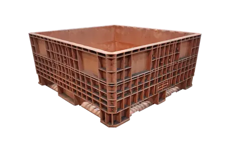 Reconditioned HPJ Industries 45" x 48" x 21" Fixed Wall Bulk Container