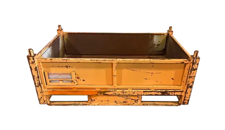 Used HPJ Industries 48" x 30" x 18" Steel Tub - No Drop Doors