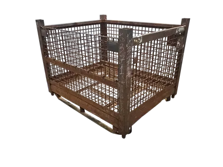 Used HPJ Industries 54" x 44" x 40" Wire Basket 54" Side - 1 Drop Door