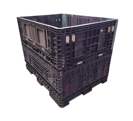 Reconditioned Ropak Mixed Color All Good Runner Bulk Container - 4 Drop Doors