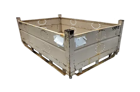 Used HPJ Industries 78" x 48" x 26" Steel Tub No Drop Doors