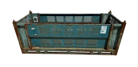 Used HPJ Industries 108" x 44" x 40" Steel Tub - 2 Drop Doors 108" Side
