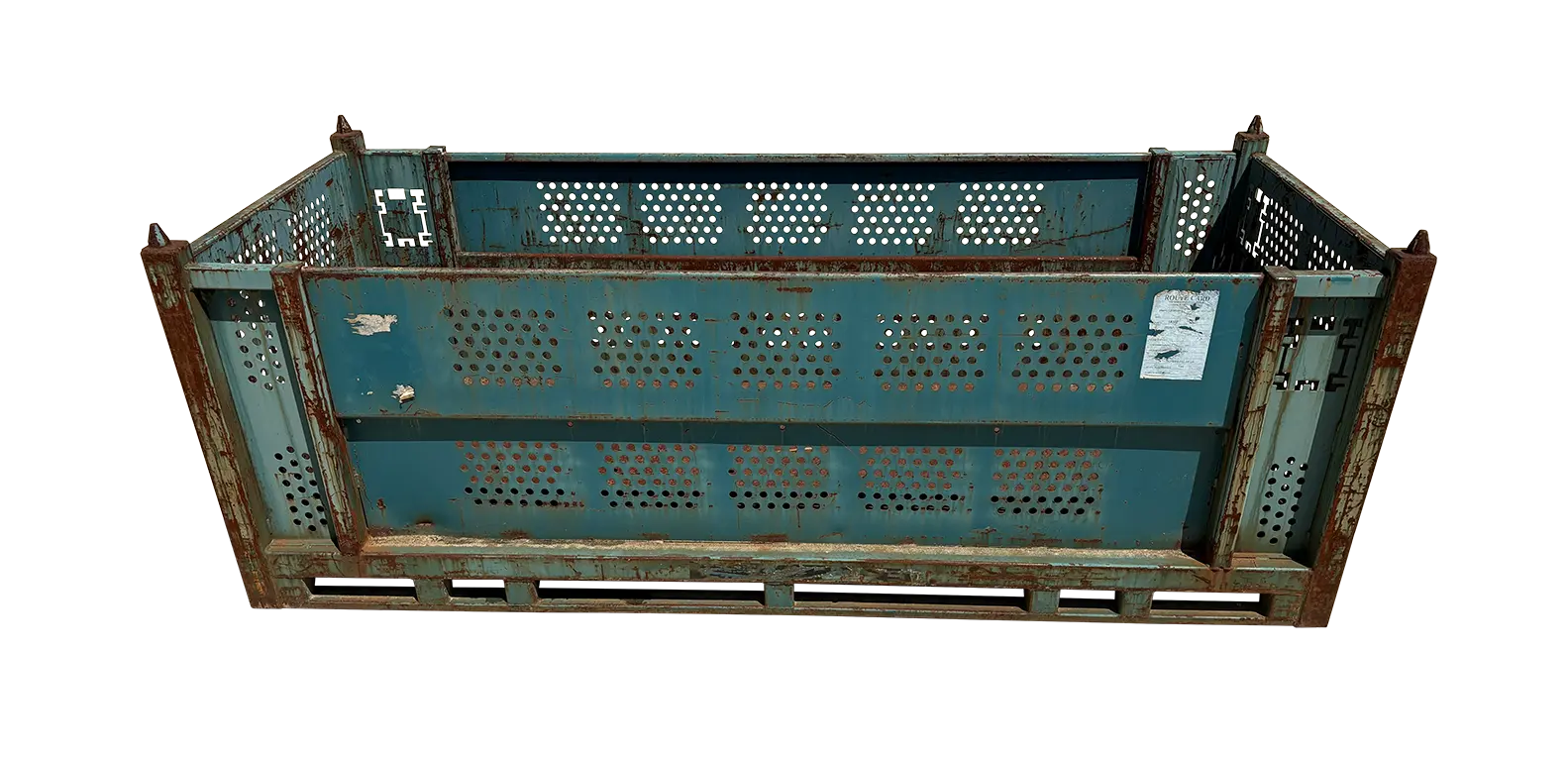 Used HPJ Industries 108" x 44" x 40" Steel Tub - 2 Drop Doors 108" Side