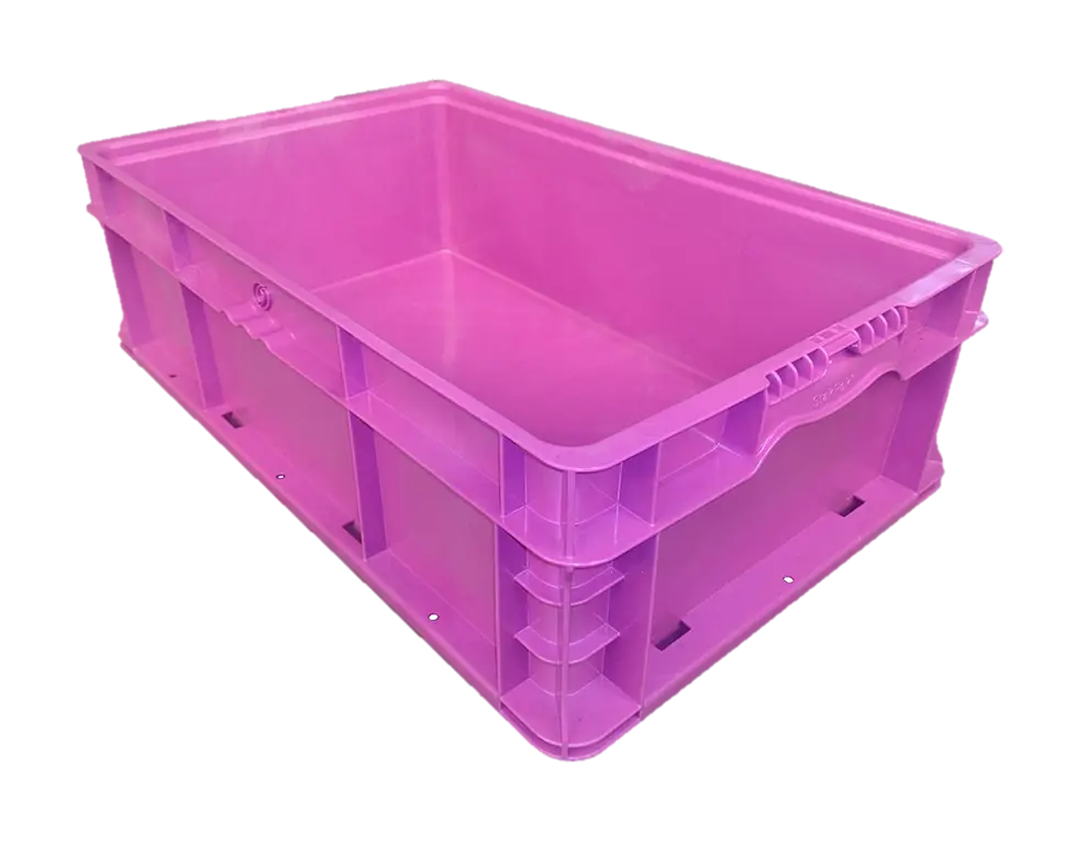 New Orbis 24" x 15" x 7" Purple Hand Tote Smooth Bottom