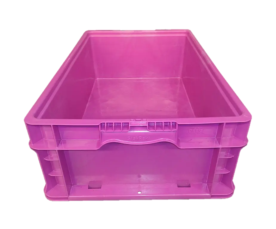 New Orbis 24" x 15" x 7" Purple Hand Tote Smooth Bottom - Image 5