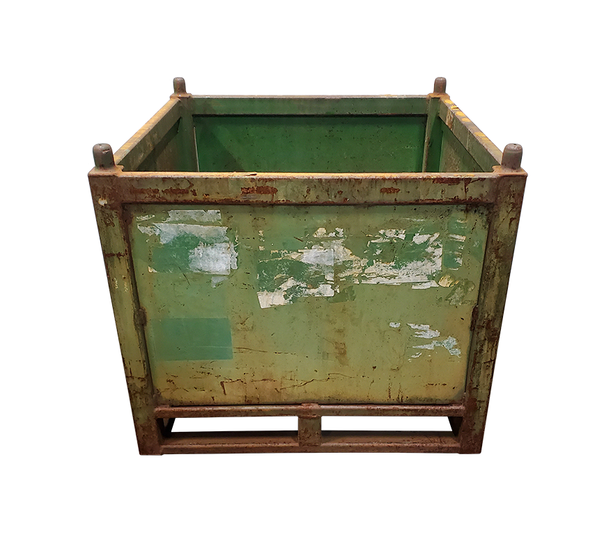 Used HPJ Industries 30" x 30" x 27" Steel Tub - No Drop Doors - Image 4