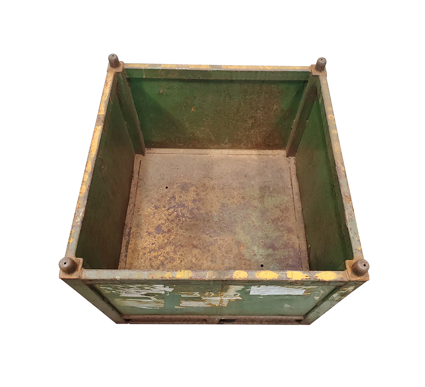 Used HPJ Industries 30" x 30" x 27" Steel Tub - No Drop Doors - Image 2