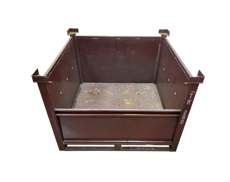 Used HPJ Industries 48" x 45" x 34" Steel Tub - 1 Drop Door 48" Side