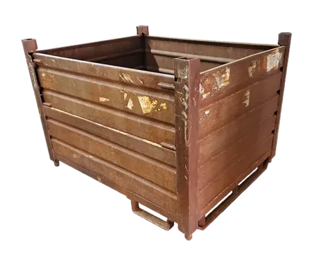 Used HPJ Industries 53" x 44" x 38" Steel Tub - 1 Drop Door 53" Side
