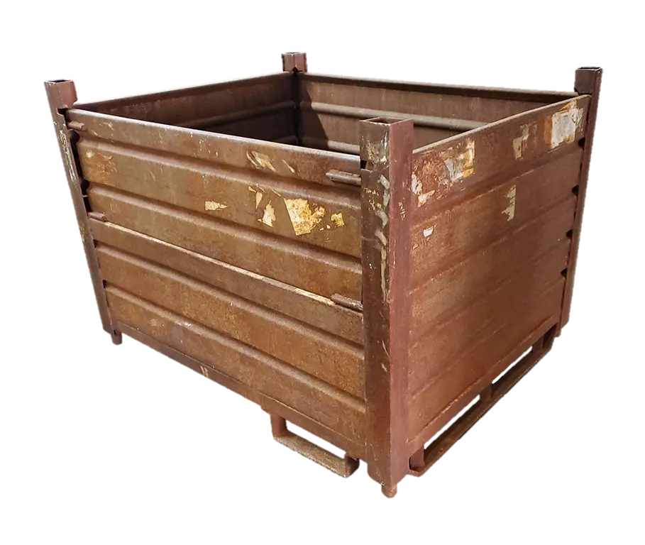 Used HPJ Industries 53" x 44" x 38" Steel Tub - 1 Drop Door 53" Side