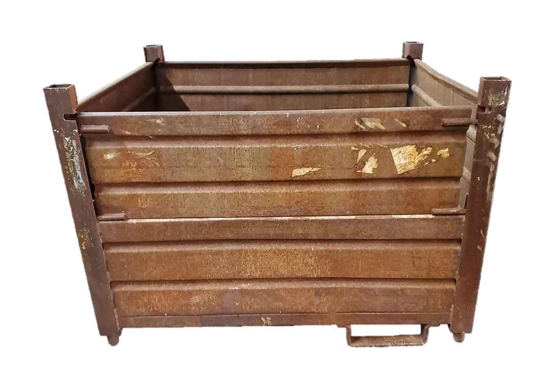 Used HPJ Industries 53" x 44" x 38" Steel Tub - 1 Drop Door 53" Side - Image 4