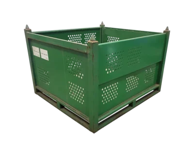 Used HPJ Industries 53" x 48" x 36" Steel Tub - 2 Drop Doors 53" Side