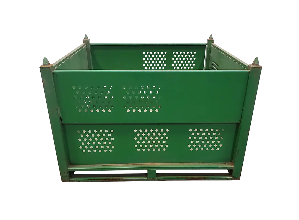 Used HPJ Industries 53" x 48" x 36" Steel Tub - 2 Drop Doors 53" Side - Image 3