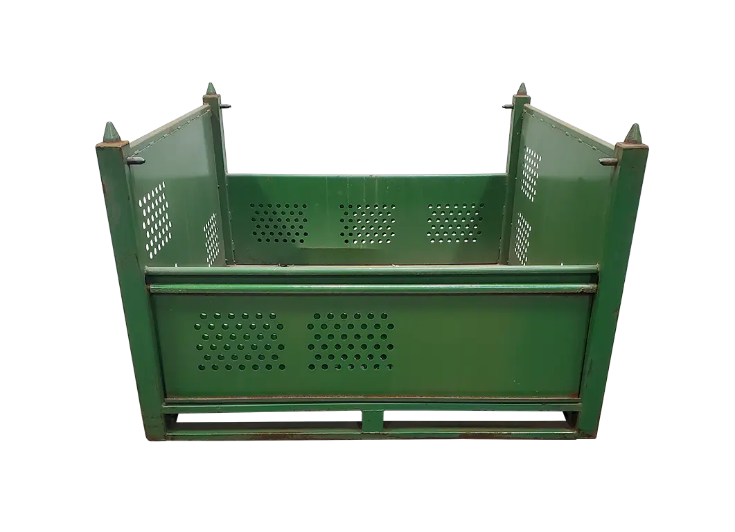 Used HPJ Industries 53" x 48" x 36" Steel Tub - 2 Drop Doors 53" Side - Image 4