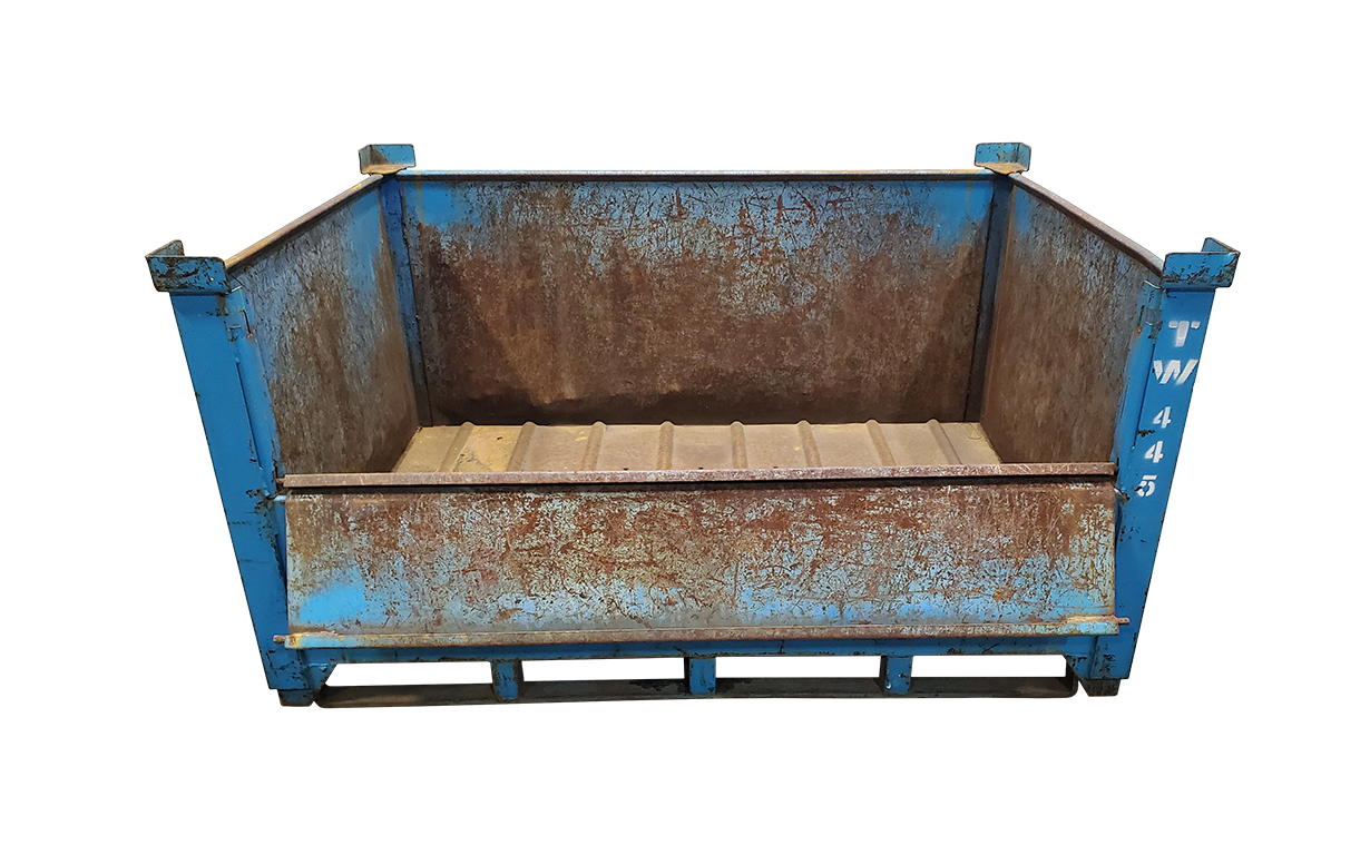 Used HPJ Industries 64" x 45" x 34" Steel Tub - 1 Drop Door 64" Side - Image 6