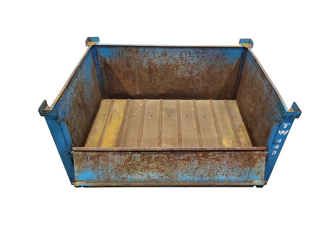 Used HPJ Industries 64" x 45" x 34" Steel Tub - 1 Drop Door 64" Side - Image 2