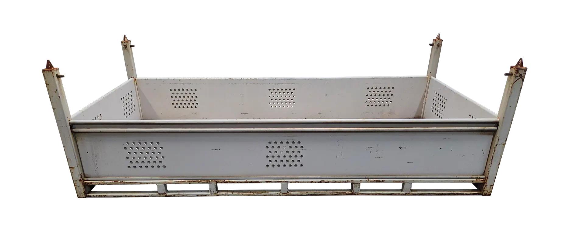 Used HPJ Industries 110" x 48" x 36" Steel Tub - 4 Drop Doors - Image 5